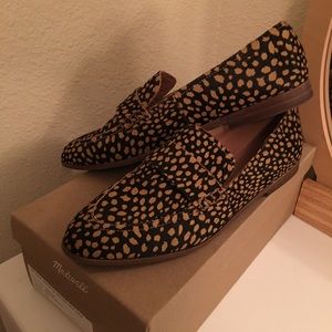 Madewell Alex Dotted Calf Hair Loafers